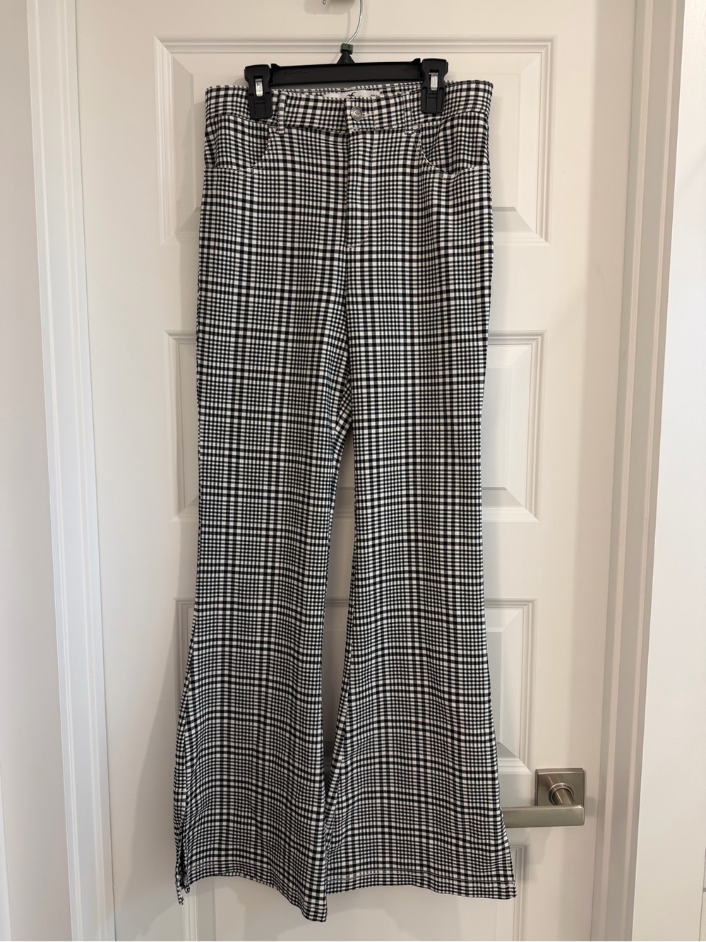 Hollister Plaid Ultra High-Rise Wide-Leg Flare Pants
